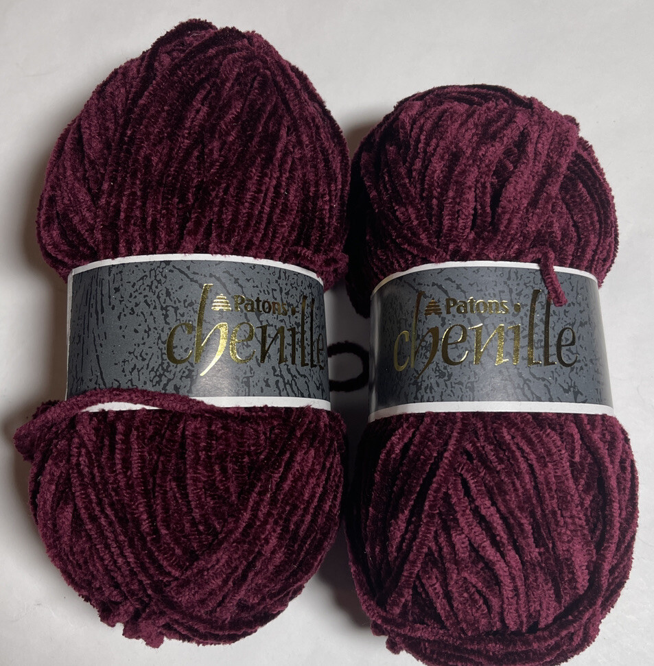 PATONS CHENILLE 2 BALLS. # 8493. I Combine Shipping. See Details