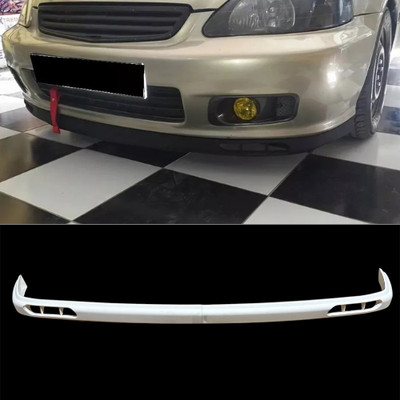 For Honda Civic EK 1995-2000 Type Front Bumper Lip 2 Pcs White Color AutoVision