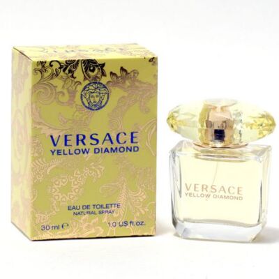 Versace Yellow Diamond Eau De Toilette Womens Parfum Fragrance 1 oz/ 30 ml NEW