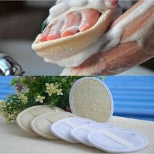 Natural Loofah Luffa Bath Shower Sponge Body Scrubber Exfoliator Washing Pad USA