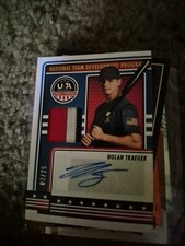 2023 Panini Stars & Stripes Nolan Traeger Autograph Patch #'d 2/25