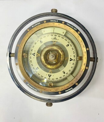 W. Ludolf Brass Binnacle Compass Nautical Maritime Collector s Exquisite Gem