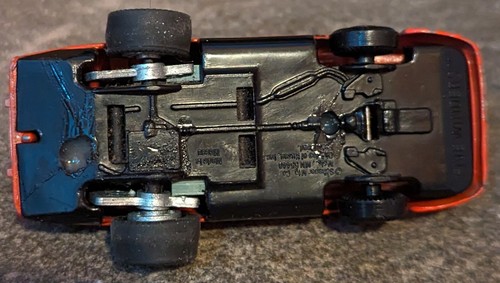 Vintage Schaper FIVE WINDERS Turbo ZX Orange Datsun Shifter Toy Car, *READ* - Picture 5 of 6