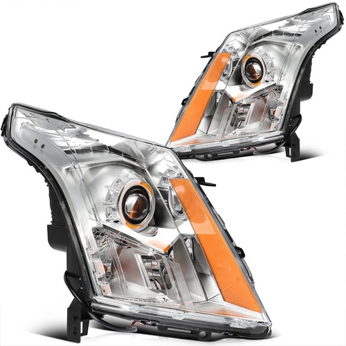 Fit 2010-2016 Cadillac SRX Projector Headlights Headlamps w/LED Left+Right 10-16 - Picture 6 of 13
