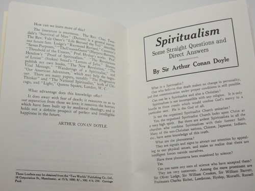 ARTHUR CONAN DOYLE Spiritualism 1998 Limited Edition Facs Spiritualist/Psychic - Picture 7 of 7