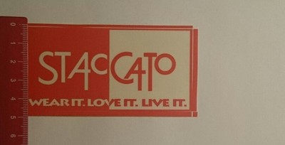 Aufkleber/Sticker: Staccato wear it love it live it (2911165)