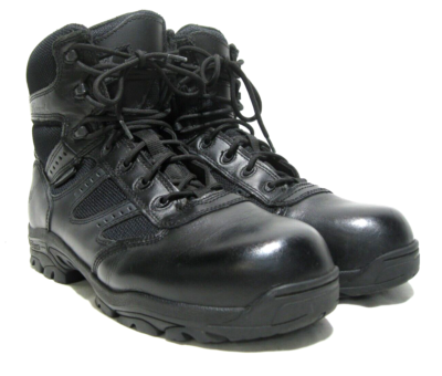 Thorogood BBP Waterproof Side-Zip Men\'s size 11 M Black Leather Tactical Boots Amazon.com: Thorogood Deuce 6” Waterproof Side-Zip Black  main image 4