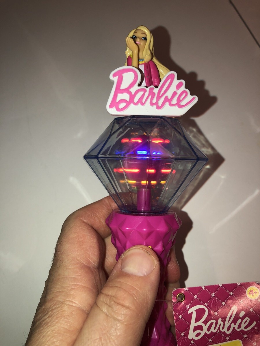 バービー　ライト＋電球 RARE Barbie Light-up Flashing and Color Changing Spin Globe w