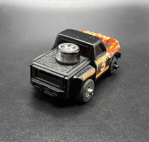 VINTAGE 1982 BUDDY L FRICTION+SPARKING TURBO 5 Black Chevy StepSide TRUCK - Picture 6 of 8