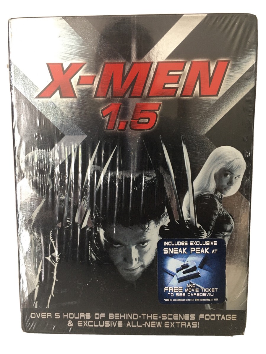 X-Men 1.5 (DVD 2003, 2-Disc Set) DTS, THX, 5 Hours Of Extras! New