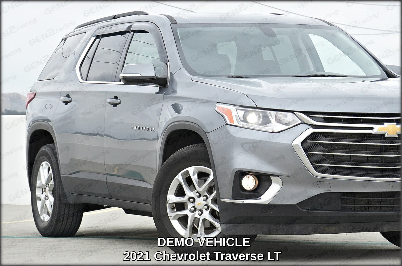 WINDOW VISORS for 2018 → 2023 Chevrolet Traverse / DEFLECTOR VENT