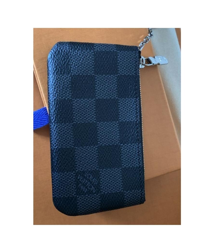 New Louis Vuitton Damier-graphite Key Pouch | eBay