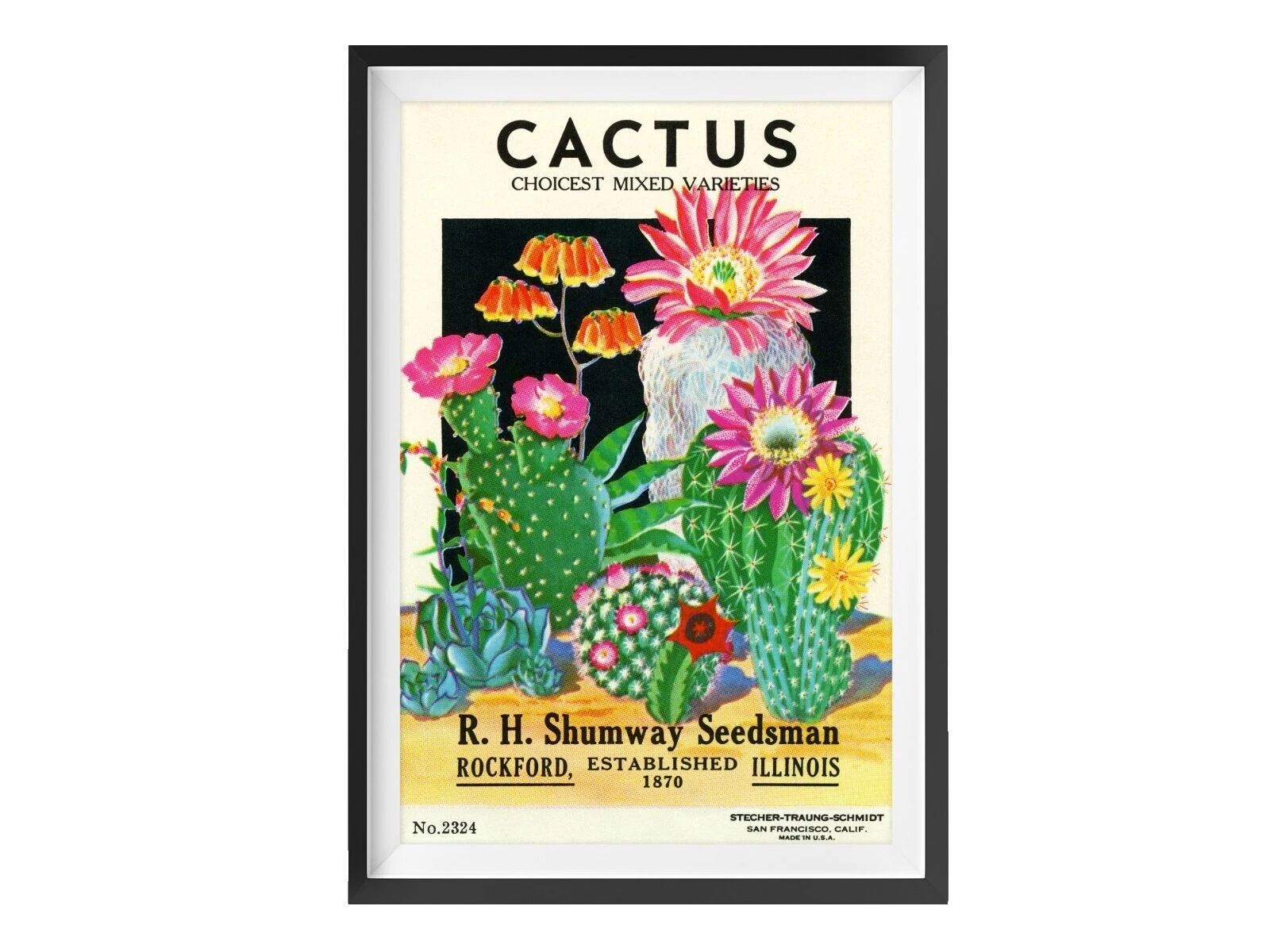 Floral & Garden Original Vintage/Retro Home Décor Posters & Prints