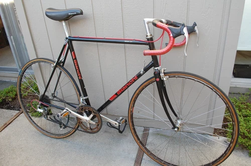 Bianchi Sport SX Road Bike, Vintage 1987, Double butted Chrome-Moly, 58 cm frame