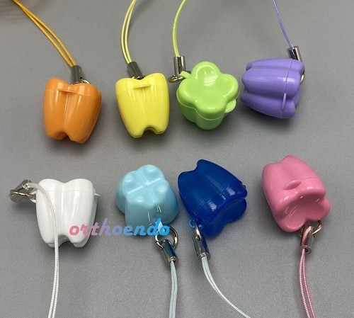 100x Baby Tooth Box Organizer Kids Save Milk Teeth Storage Keepsake Box w/String - Picture 10 of 13