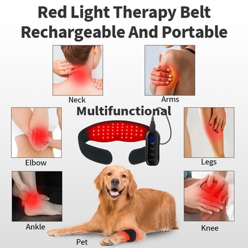 LED Lampe Pad Rotlicht Lichttherapie Gerät für Nacken Gelenke Schmerzlinderung - Bild 5 von 14