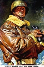 WW2 Picture Photo General Patton 5957