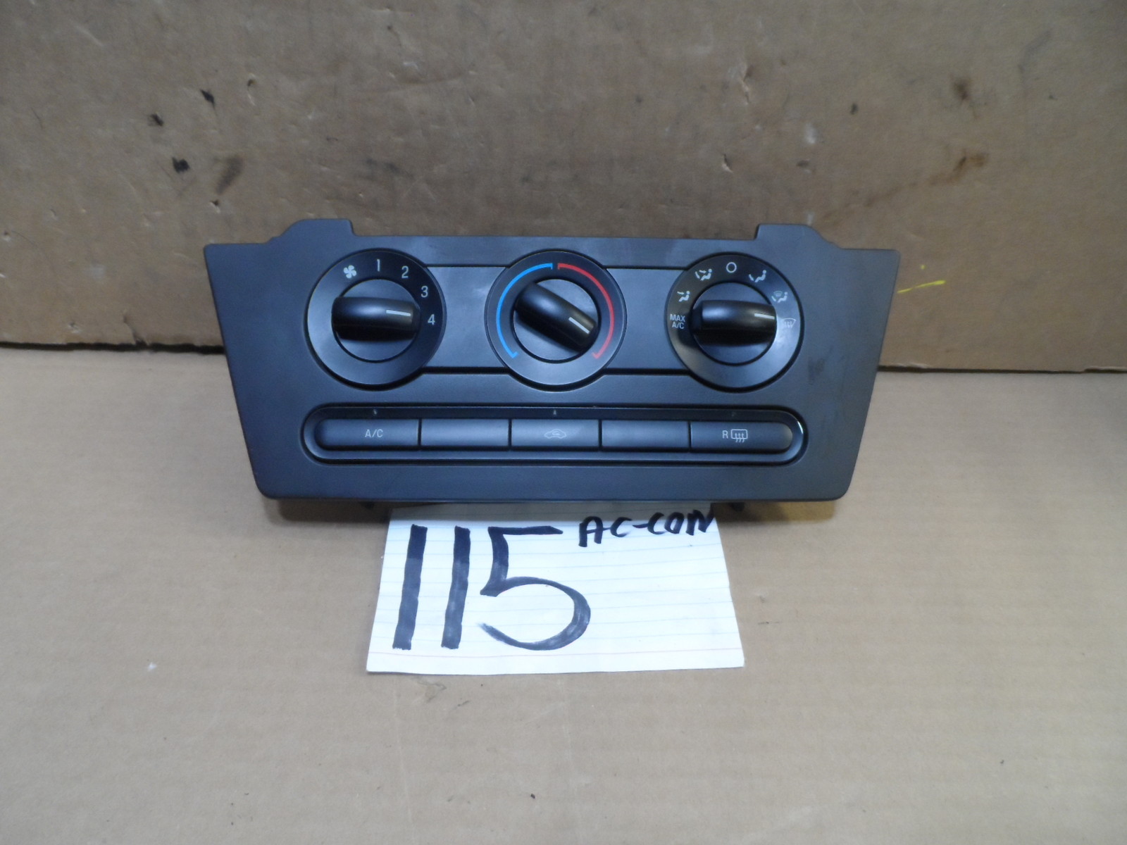 06 07 08 09 Ford Fusion AC and Heater Control Used Stock #115-AC