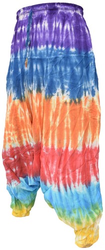 Herren Vintage Hippie Boho Aladdin Harem Breitbein Ninja Hose Hose Baumwolle - Bild 38 von 71