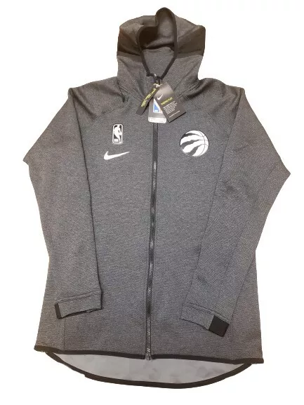 NIKE NBA TORONTO RAPTORS DRI-FIT SHOWTIME FULL-ZIP HOODIE