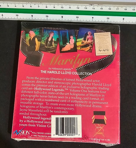 hollywood legends marilyn morroe 4 hologram card set new - Picture 2 of 2