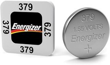 2x Energizer Watch Battery 379 SR521SW SR63 Button Cell 1.55V Silver Oxide in