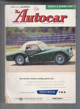 MOTOR MAGAZINE ,THE AUTOCAR , APRIL 1960 , FANTASTIC MAGAZINE