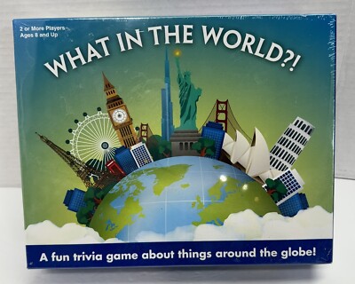 What in the World Board Game Patch Products New Sealed Family