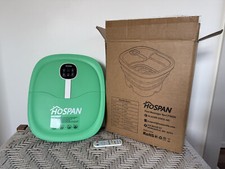   HOSPAN FS02A Green Corded Electric Collapsible Foot Spa Rotary Massage w/ Box 