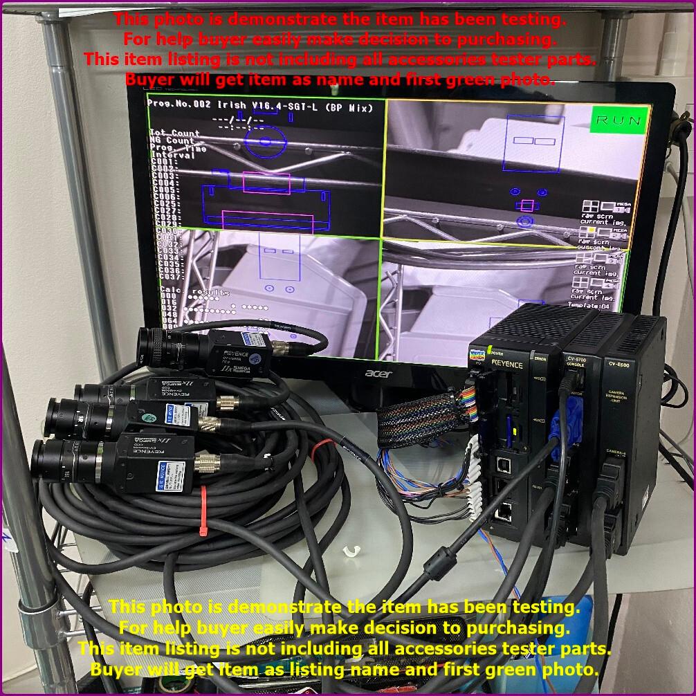 KEYENCE CV-5700, Controller as photo, sn:012W, DHLtoUS, Tested-MISSING ...