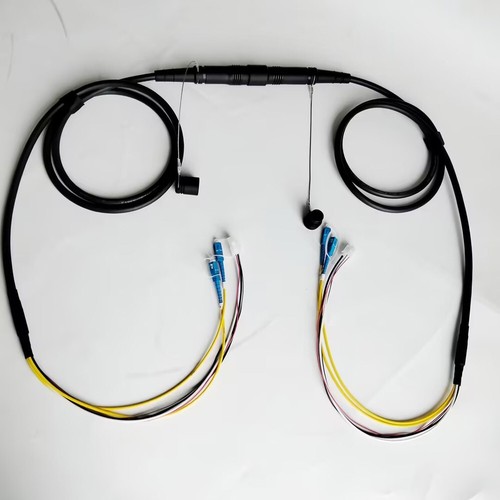 SMPTE Hybrid Cable FUW & PUW Breakout to 2 x Fibers + 4 x Lines 20 Meters(65 FT) - Picture 11 of 11