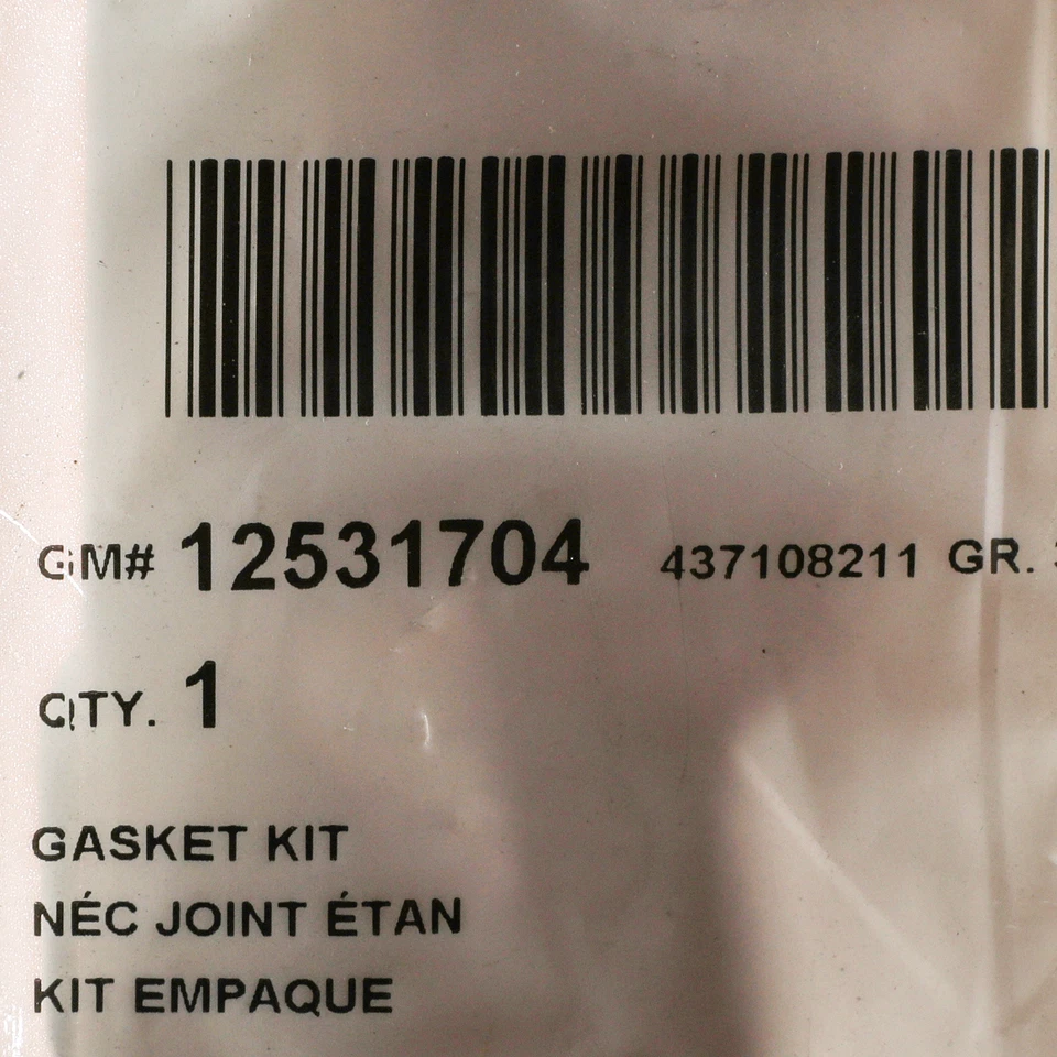 OEM NEW Genuine GM Engine Intake Manifold Gasket Set Chevy GMC 12531704 - Image 3 of 3