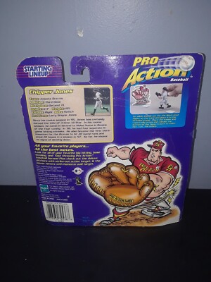 1998 Chipper Jones Atlanta Braves Starting Lineup Baseball Pro