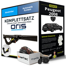 Anhängerkupplung ORIS abnehmbar für PEUGEOT 2008 +E-Satz AHK