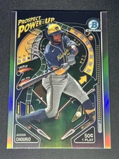 2024 Bowman #PP-6 Jackson Chourio Prospect Power-Up Brewers RC Rookie Card