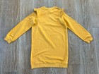Hanna Andersson Girls Sweatshirt Dress In Mustard Yellow Size 150/US 12 NWT — photo 6