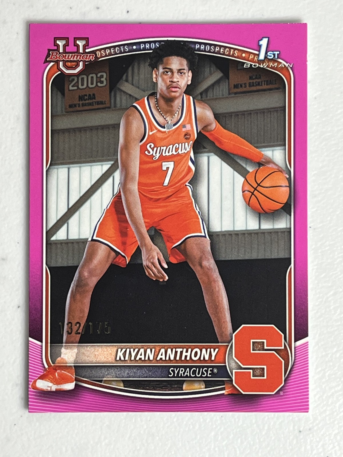 2025-26 Bowman Kiyan Anthony BPP-4 Bowman 1st Pink 132/175
