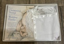 Vintage Baby's Christening Bonnet Becomes Bride's Wedding Hankie