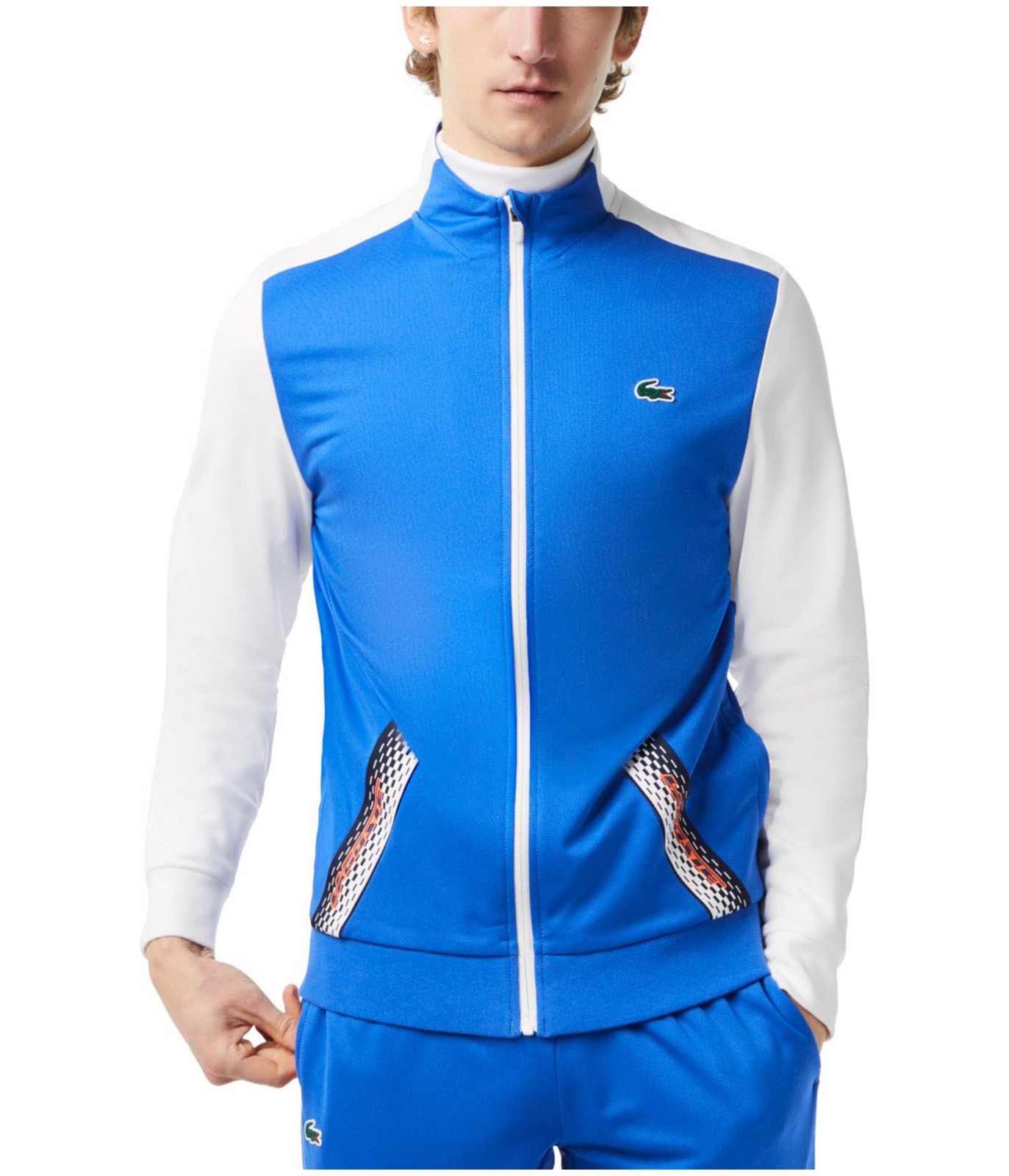 Мужская толстовка с рипстопом Lacoste Белый Средний размер 9690₽