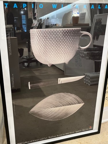【POSTER】 Tapio Wirkkala Poster IBM Gallery 61x94cm 1985 FINLAND - Picture 10 of 10