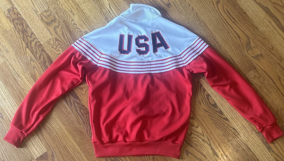 Chaqueta Mediana Mujer Promo Asics Tiger Federación de Gimnasia EE. UU. De Colección Años 80 Foto 2 de 3