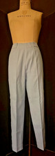 Vtg 1960's CIGARETTE PANTS, Light BLUE DENIM TWILL, NOS, Like New NEVER WORN