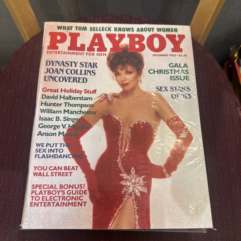 Playboy Magazine December 1983 Joan Collins 