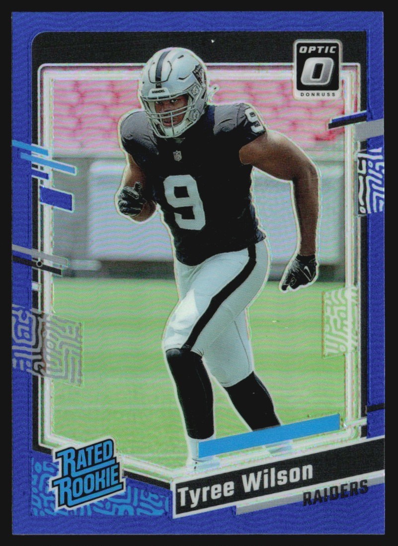 2023 Donruss Optic Blue 2/199 Tyree Wilson Rookie #262 GS1