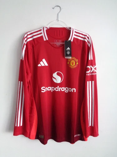 Manchester United Shirt XL Mens 2024-25 Home Long Sleeved  Authentic Jersey