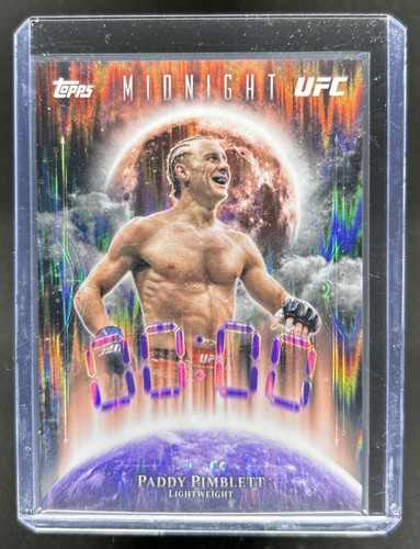 2026 Topps Midnight UFC Paddy Pimblett Zero Hour Dusk #/75