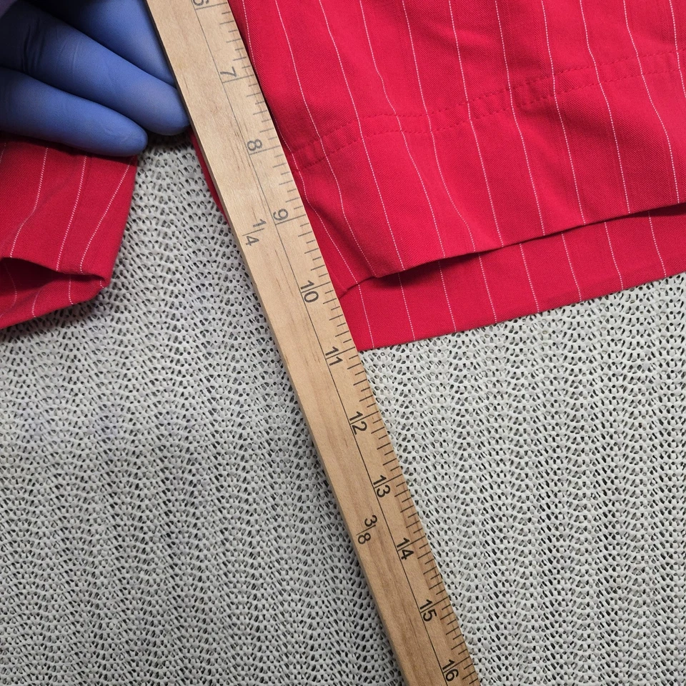 Pantalones Cortos IZOD XFG Para Mujer 14 Rojo Blanco Rayas Elastizados Bermudas Frente Plano Golf Foto 4 de 4