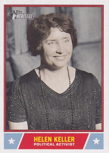 Helen Keller #NS-37 2025 Topps Heritage Notable American card