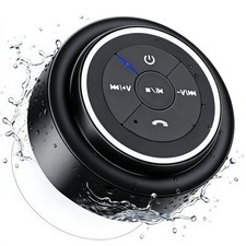 Bluetooth Shower Speakers, Portable Wireless Speaker with Suction Cup, IP67 W...