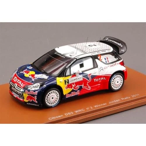 1:43 Spark Citroen Ds3 Wrc N.2 Winner Jordan Rally 2011 Ogier-Ingrassia S3309 Mo - Immagine 2 di 2